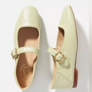 NWOB Sam Edelman Michaela Pistachio Mary Jane Flats